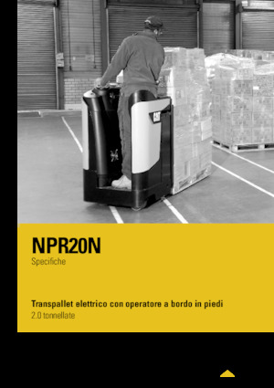 Палетні візки Stand Up Rider Platform Caterpillar NPR20N