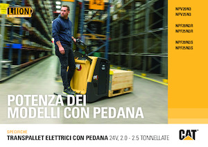 Палетні візки Stand Up Rider Platform Caterpillar NPV25N3