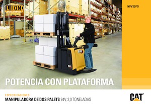 Палетні візки Stand Up Rider Platform Caterpillar NPV20PD