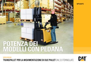Палетні візки Stand Up Rider Platform Caterpillar NPV20PD