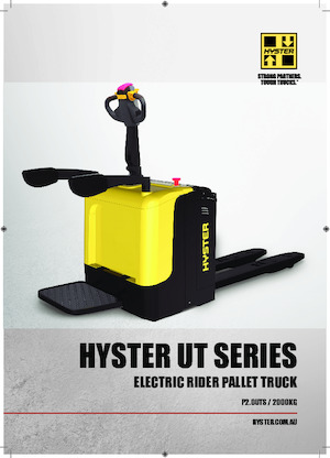 Палетні візки Stand Up Rider Platform Hyster P2.0UTS