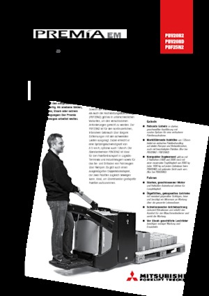 Палетні візки Stand Up Rider Platform Mitsubishi PBV20ND