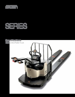 Палетні візки Stand Up Rider Platform Crown PE 4500-60