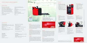 Палетні візки Stand Up Rider Platform Linde T 24 SP