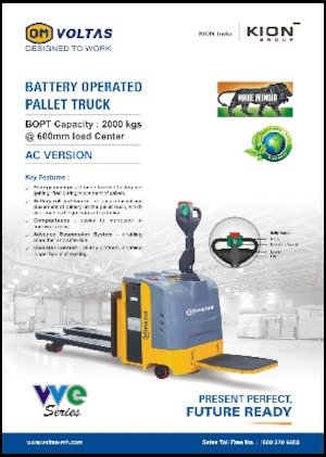 Палетні візки Stand Up Rider Platform OM VVE BOPT 2T