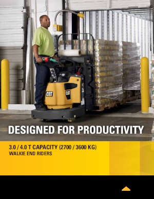 Палетні візки Stand Up Rider Platform Caterpillar WR40