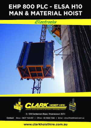 ліфти для промислового застосування Electroelsa ELSA H10