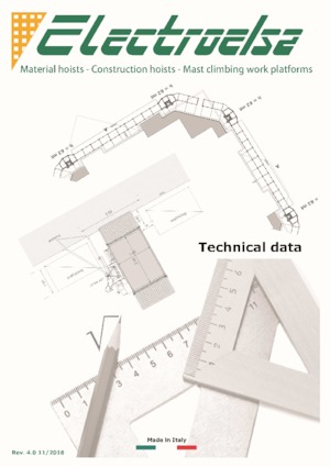 ліфти для промислового застосування Electroelsa ELSA H20