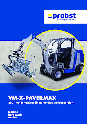 Асфальтоукладальні машини Probst VM-X-PAVERMAX comfort