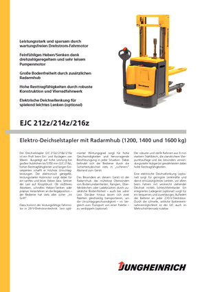 Рації Jungheinrich EJC 212z