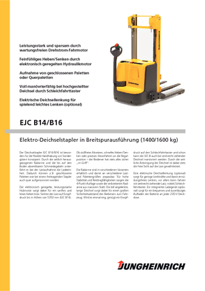 Рації Jungheinrich EJC B14