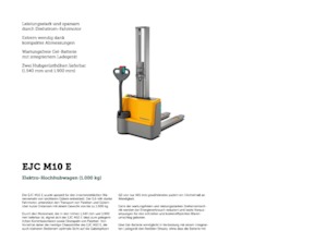 Рації Jungheinrich EJC M10 E