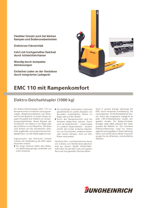 Рації Jungheinrich EMC 110 RK