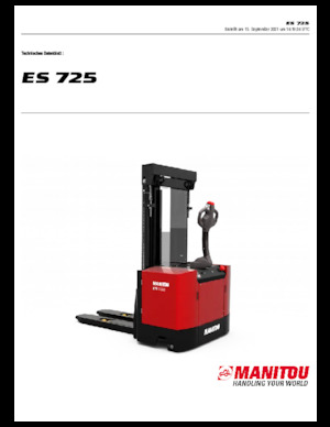 Рації Manitou ES 725