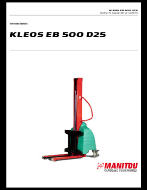 Рації Manitou Kleos EB 500 D25