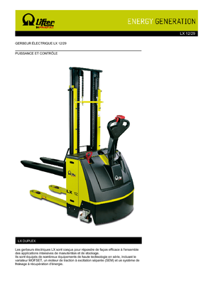 Рації PRAMAC Lifter LX 12/29