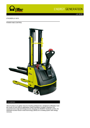 Рації PRAMAC Lifter LX 16/16