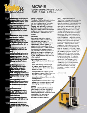 Рації Yale MCW040-E