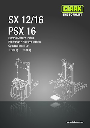 Палетні штабелери Stand Up Rider Platform Clark PSX 16