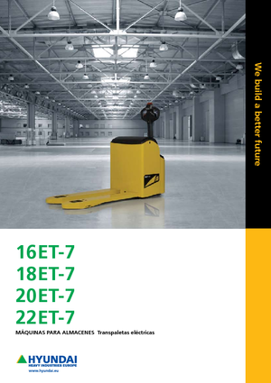 візок для ручного транспортування вантажів Hyundai 20 ET 7