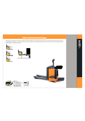 візок для ручного транспортування вантажів OMG 320 P 4