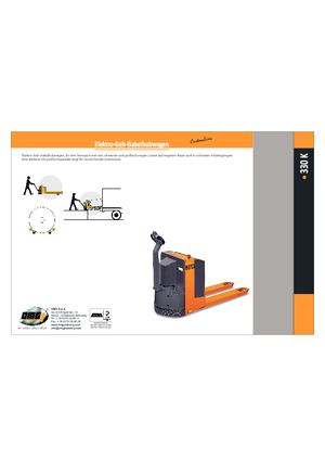 візок для ручного транспортування вантажів OMG 330 K
