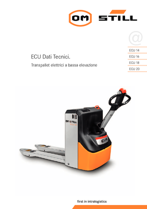 візок для ручного транспортування вантажів Still ECU 16