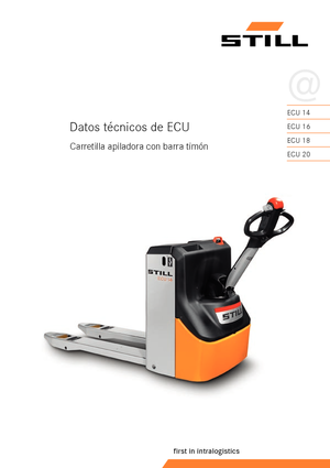 візок для ручного транспортування вантажів Still ECU 25