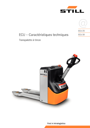 візок для ручного транспортування вантажів Still ECU 25