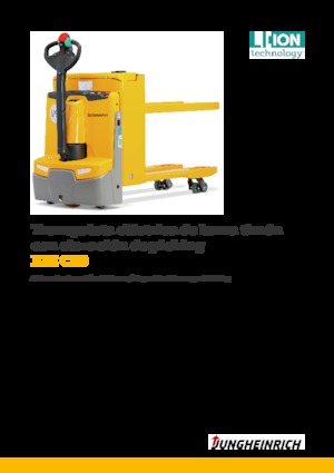 візок для ручного транспортування вантажів Jungheinrich EJE C20