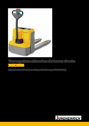 візок для ручного транспортування вантажів Jungheinrich EJE M15