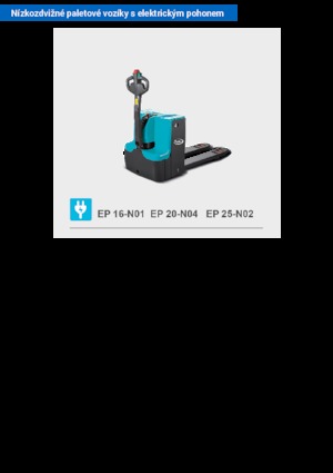 візок для ручного транспортування вантажів Baoli EP 25-N02