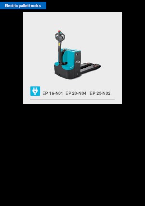 візок для ручного транспортування вантажів Baoli EP 25-N02