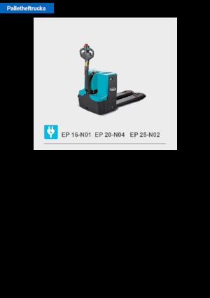 візок для ручного транспортування вантажів Baoli EP 25-N02