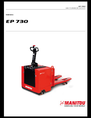 візок для ручного транспортування вантажів Manitou EP 730