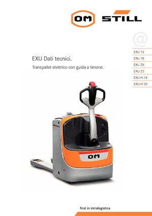 візок для ручного транспортування вантажів Still EXU 22