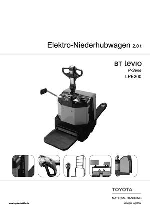 візок для ручного транспортування вантажів BT LPE 200-6