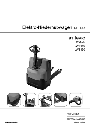 візок для ручного транспортування вантажів BT LWE 140