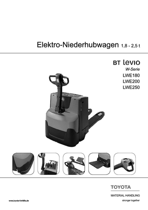 візок для ручного транспортування вантажів BT LWE 180