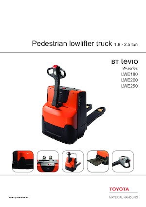 візок для ручного транспортування вантажів BT LWE 250