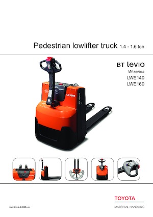 візок для ручного транспортування вантажів Toyota LWE160