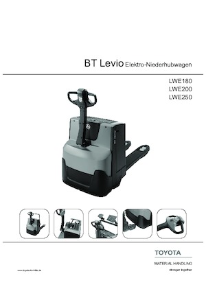 візок для ручного транспортування вантажів Toyota LWE200