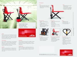 візок для ручного транспортування вантажів Linde M10X