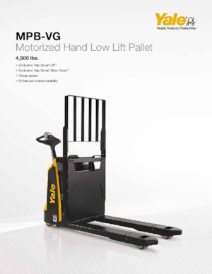 візок для ручного транспортування вантажів Yale MPB045-VG