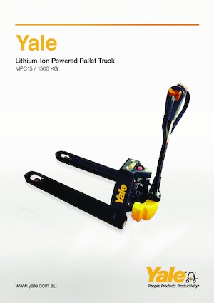 візок для ручного транспортування вантажів Yale MPC15