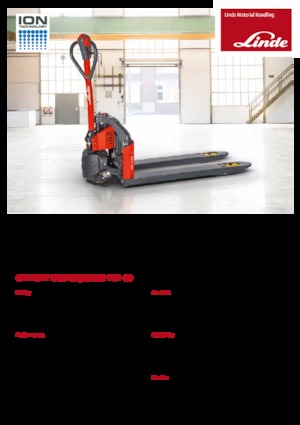 візок для ручного транспортування вантажів Linde MT12 