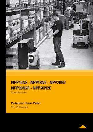 візок для ручного транспортування вантажів Caterpillar NPP16N2
