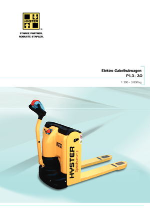 візок для ручного транспортування вантажів Hyster P1.8