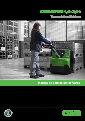 візок для ручного транспортування вантажів Cesab P 216