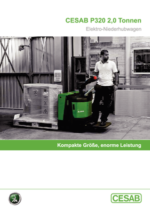 візок для ручного транспортування вантажів Cesab P 320-6